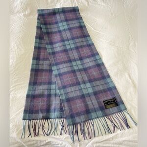 JAMES PRINGLE WEAVERS | Wool Ferguson of Balquidder Tartan Plaid Scarf Pastel